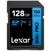 128GB LEXAR LSD0800P128G-BNNNG PROFESSIONAL 800X PRO SDXC UHS-I CARDS UP TO 150MB/S READ 45MB/S WRIT