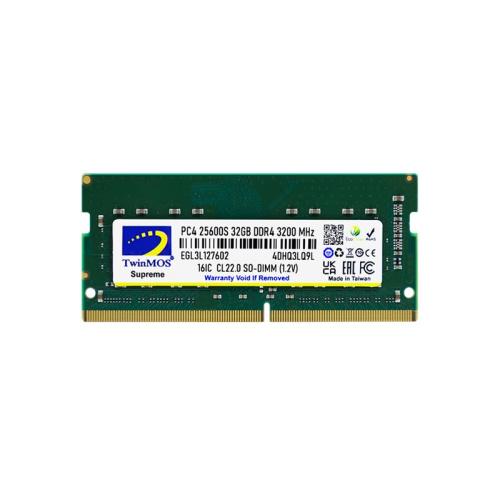 32 GB DDR4 3200MHZ TWINMOS NB MDD432GB3200N