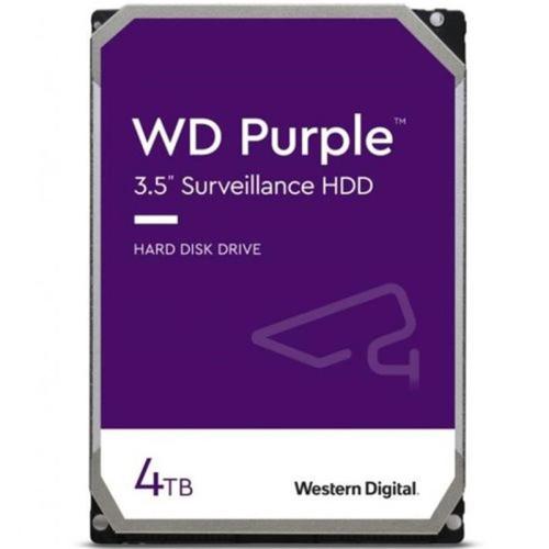 4 TB WD 3.5 PURPLE SATA3 5400RPM 256MB 7/24 GUVENLIK WD43PURZ (3 YIL RESMI DIST GARANTILI)