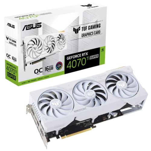 ASUS GEFORCE TUF-RTX4070TIS-O16G-WHITE SUPER OC 16GB GDDR6X 256BIT 2XHDMI 3XDP EKRAN KARTI