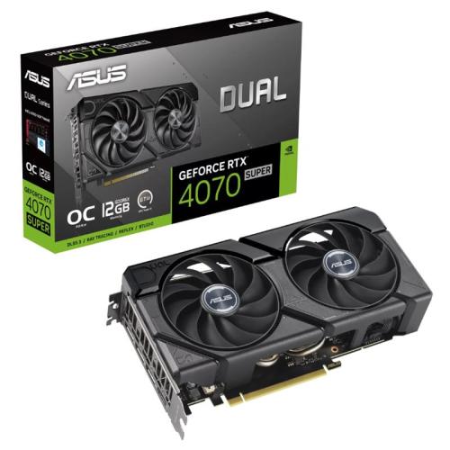 ASUS GEFORCE DUAL-RTX4070S-O12G-EVO SUPER OC 12GB GDDR6X 192BIT 1XHDMI 3XDP EKRAN KARTI