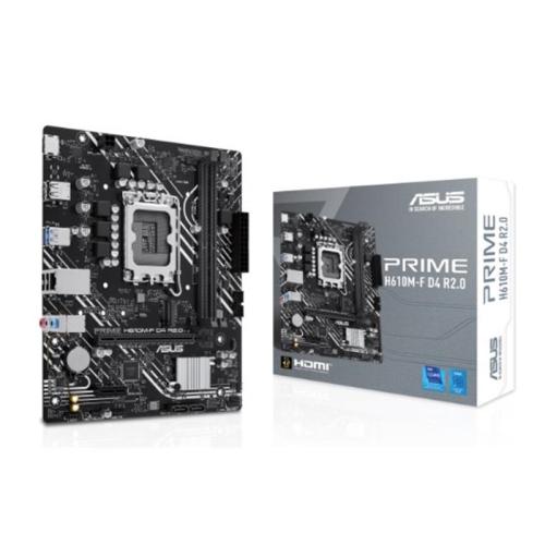 ASUS PRIME H610M-F D4 R2.0 DDR4 3200MHZ 1XHDMI 1XM.2 USB 3.2 MATX 1700P (12. / 13. VE 14. NESİL İŞLEMCİ UYUMLU)