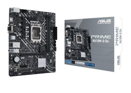 ASUS PRIME H610M-D D4 DDR4 3200MHZ 1XVGA 1XHDMI 1XM.2 USB 3.2 MATX 1700P (12. / 13. VE 14. NESİL İŞLEMCİ UYUMLU)