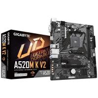 GIGABYTE A520M-K V2 DDR4 5100MHZ 1XVGA 1XHDMI 1XM.2 USB 3.2 MATX AM4 (AMD AM4 5000/4000 /3000 SERİSİ İLE UYUMLU)