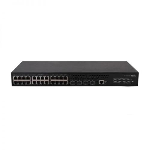 H3C 9801A1N5 LS-5130S-28P-EI-GL L2 24 PORT GIGABIT+4X1GB SFP UPLINK 1XCONSOLE PORT YÖNETİLEBİLİR RACKMOUNT SWITCH