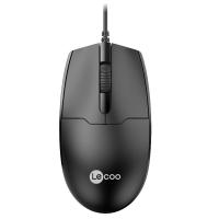 LECOO USB OPTİK KABLOLU MOUSE SİYAH MS101