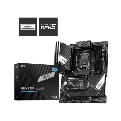 MSI PRO Z790-A WIFI DDR5 7200MHZ 1XHDMI 1XDP 4XM.2 ATX 1700P (12. / 13. VE 14. NESİL İŞLEMCİ UYUMLU)