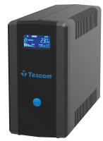 TESCOM LEO+ 1200VA 1F/1F (2X7AH) 5/10DK LCD LINE INTERAKTIF UPS