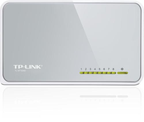 TP-LINK TL-SF1008D 8 PORT 10/100 PLASTİK KASA SWITCH